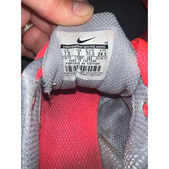 Nike Air Relentless 2 Running Athletic Shoes Gray Pink 512083-002 Women's Sz 7.5 - Picture 2 of 6